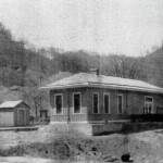 Old Blair Train Depot <br /> Courtesy of Emmett Ray Adkins. Blair, WV Train Depot