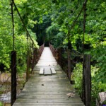 Swinging Bridge in Boone County.