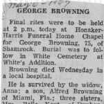 George Browning (6-may-1967)