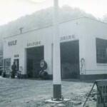 May 1962, Burgess Gulf Station at Blair ran by Carl Burgess. Courtesy of Emmett Ray Adkins. Burgess Gulf Station at Blair, WV