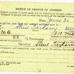 Change of Address Change of Address