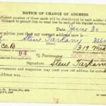 Change of Address Change of Address