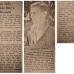 Clyde C. Chafin, WWII clipping courtesy of Susan Muncey