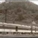 CHESAPEAKE AND OHIO PASSENGER TRAIN AT PEACH CREEK YARD CHESAPEAKE AND OHIO PASSENGER TRAIN AT PEACH CREEK YARD
