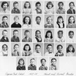 Copperas Grade School at 7 & 8 Holden (long, lat: 82.087829 W,37.8288613 N). 1957-58, 1st & 2nd Grades. Submitted by Michael Ivan Stratton. He is in the 4 row, 4th from the right. Top row L-R, 1st Ms. Nichols, 3rd Darlene Carver, 6th Terry Garner. 2nd row L-R, 3rd Sally Evans. 3rd row L-R, 6th Denise Jones and 7th Lois Jones. Bottom row L-R, 3rd Julius Luksa. If you can identify anyone, please leave a comment. Copperas Grade School 1957-58, 1st & 2nd Grades
