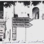 Cross roads at Ansback, Germany Cross roads at Ansback, Germany