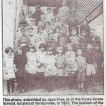 Curry Grade School 1927. Logan Banner clipping courtesy of Connie Marsh. Curry Grade School 1927