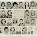 Curry School, Grade 4, 1954-55 courtesy of Connie Marsh. Curry School, Grade 4, 1954-55
