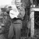 Dan Augustine with daughter, Audrey Augustine in 1942 at Monaville, WV courtesy Bob Piros. Dan Augustine with daughter, Audrey Augustine in 1942 at Monaville, WV