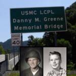 Logan Blvd. Bridge at Mt. Gay. Danny was killed in Vietnam May 9, 1967 when he was 19. He lived at Cherry Tree. In 1964, Danny wrote his initials on the original bridge. Logan Blvd. Bridge at Mt. Gay.