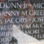Danny's name on The Wall in DC. Casualty Date: 5-9-1967 Danny M. Greene