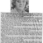 Elsie Szakal Logan Banner clipping Oct. 1, 1978 Elsie Szakal Logan Banner clipping Oct. 1, 1978