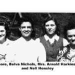 Hazel Parsons, Fleyta Gore, Belva Nicholas, Mrs. Arnold Harkins, Mary Colley, Nell Hensley Hazel Parsons, Fleyta Gore, Belva Nicholas, Mrs. Arnold Harkins, Mary Colley, Nell Hensley