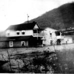 Flood 1963 Ruby Browning - middle house. flood-1963-ruby-browning-middle-house