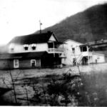 Flood 1963 Ruby Browning - middle house. flood-1963-ruby-browning-middle-house