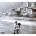 Frank Sabo in 1946 at Ethel Hollow courtesy of Toby Sabo