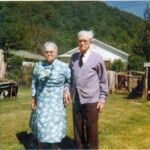 Fred and Bertha Hutchinson of Whites Addition - their last home. For many years they lived in the Ethel coal camp. Fred and Bertha Hutchinson of Whites Addition - their last home. For many years they lived in the Ethel coal camp.