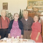 Fred and Bertha Hutchinson with son and daughter-in-law Fred and Bertha Hutchinson with son and daughter-in-law