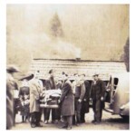 Funeral of Tom Collins killed at the Battle of the Bulge