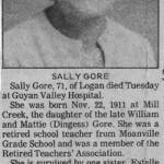 Sally Gore (4-May-1983), Logan County, WV