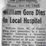 William Gore (28-Oct-1965)