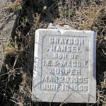 Graydon Hansel Cooper March 20, 1906 - June 10, 1906 Son of I.E. & Maggie Cooper Graydon Hansel Cooper