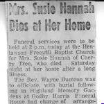 Susie Hannah