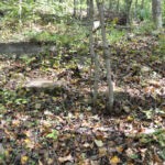 (67) Fallen headstones Cemetery at Crooked Creek 67