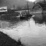 1963 Holden Rd at Mt. Gay flooding courtesy of Bob Piros. 1963 Holden Rd at Mt. Gay flooding