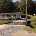 "The McDonald cemetery on Crooked Creek is behind this house." Courtesy of Diane Vinson Childers. The McDonald cemetery on Crooked Creek is behind this house.