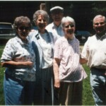Jean Tiller, Opal Sansom, Bob Sansom, unknown and Jack Tiller Jean Tiller, Opal Sansom, Bob Sansom, unknown and Jack Tiller