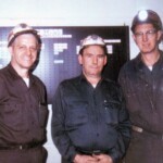 jimmy-bevino-and-unknown-other-miners-at-slagle-mine-office