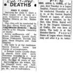 John T Gore (12-19-1964) and Anna Gore (4-19-1970)