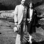 Johnny Jones and Elizabeth Taylor -1927. Machine Shop in background Johnny Jones and Elizabeth Taylor -1927. Machine Shop in background
