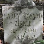 Larry Edward Zirkle Cemetery at Crooked Creek Larry Edward Zirkle