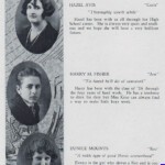 LHS 1926 Seniors p20 Hazel Avis, Harry M. Fisher and Eunice Mounts LHS 1926 Seniors p20 Hazel Avis, Harry M. Fisher and Eunice Mounts