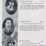 LHS 1926 Seniors p32 Nawasa Craddock, Leo Belladonna and Bethel McNeely LHS 1926 Seniors p32 Nawasa Craddock, Leo Belladonna and Bethel McNeely