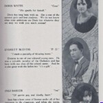 LHS 1926 Seniors p37 Doris White, Everett Blevins and Inez Barker LHS 1926 Seniors p37 Doris White, Everett Blevins and Inez Barker