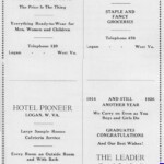 LHS 1926 Yearbook Advertisments LHS 1926 Yearbook
