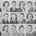 <small>1st – Kenneth Brown, Nellie Buchannon, L. Bruce Farley, Elizabeth Pristi, Sol Workman, Lula Tomblin<br />
2nd – Mary Cherico, Tony Fillutzy, Henrietta Braun, Thurmon Ellis, Clara May Perry, Clyde F. Gore <br />
3rd – Frank Willis, Jeanette Stamper, William Farley Fisher, Mary Mariano, Winston McColgan, Marguerite Lawson</small> LHS Class of 1939 - 17
