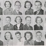 <small>
1st – Clarence Gore, Virginia Hadden Hannah, Edward Cunningham, Ollie Ruth Chambers, Clyde Musick, Ruth Collier <br />
2nd – Marguerite Wooten, Jack Ware, Mary Ruth Counts, Paul Hobbs, Lahoma Sedinger, Billy Kazee <br />
3rd – Charles Pridemore, Jr., Sue Ann Bailey, George Pennington, June Mills, Ray L. Charlton, Eleanor Chambers </small> LHS Class of 1939 - 19