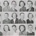<small>
1st – Clarence Gore, Virginia Hadden Hannah, Edward Cunningham, Ollie Ruth Chambers, Clyde Musick, Ruth Collier <br />
2nd – Marguerite Wooten, Jack Ware, Mary Ruth Counts, Paul Hobbs, Lahoma Sedinger, Billy Kazee <br />
3rd – Charles Pridemore, Jr., Sue Ann Bailey, George Pennington, June Mills, Ray L. Charlton, Eleanor Chambers </small> LHS Class of 1939 - 19