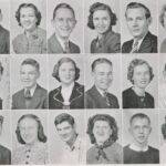 <small>
1st – Clarence Gore, Virginia Hadden Hannah, Edward Cunningham, Ollie Ruth Chambers, Clyde Musick, Ruth Collier <br />
2nd – Marguerite Wooten, Jack Ware, Mary Ruth Counts, Paul Hobbs, Lahoma Sedinger, Billy Kazee <br />
3rd – Charles Pridemore, Jr., Sue Ann Bailey, George Pennington, June Mills, Ray L. Charlton, Eleanor Chambers </small> LHS Class of 1939 - 19
