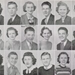 <small>
1st – Jackie Depietro, Jack Bryan, Allene Deskins, Jack Russell, Thelma Mae Fletcher Claude Musick<br />
2nd – Arthur W. Henderson, Frances Ratliff, Bob Cummings, Jean Hunter, Mack Roberts, Nancy Z. Ratliff<br />
3rd – Sophia Jean Perovich, Bill Johnson, Bola Marie Adkins, Bill White, Theresa Knapp, Franklin Shuff</small> LHS Class of 1939 - 20