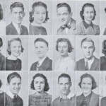 <small>
1st – Lois Steele, Roger Carnal, Georgia Pack, Charles E. Watkins, Jr., Josephine Shelton, James Garman Tapley<br />
2nd – Henry Wagner, Mary Louise White, Victor Turyn, Lucille Gretchen Coffman, Floyd Adkins, Marguerite Marie Cummings<br />
3rd – Mabel Chambers, Lancelot Lucas, Camilla Madeline Spurlock, Winston McColgan, Hester Pauline Cline, Ralph H. Adkins</small> LHS Class of 1939 - 24