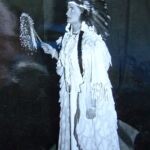 1952 Logan Centennial Celebration photo by Don Freeman. Mary Faith Cox played Princess Aracoma. 1952 Logan Centennial Celebration photo by Don Freeman