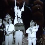 1952 Logan Centennial Celebration photo by Don Freeman. Mary Faith Cox played Princess Aracoma and Tom Godby played Bolling Baker. 1952 Logan Centennial Celebration photo by Don Freeman