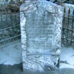 1952 Logan Centennial Celebration photo by Don Freeman, Princess Aracoma Plaque. It is still located at the court house in the same spot as it was at the old court house. Aracoma Plaque at the Court House.