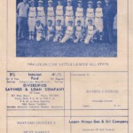 1964 Logan Civic Little League
All Stars. Booklet courtesy of Herb Harvey. 1964 Logan Civic Little League All Stars