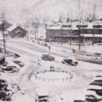 "This is the old Club House in Omar. To the left is the scout hall and behind it is where they kept the mules that were used in the mines. Lumber Camp is in the background." - info courtesy of Carlene Vance Mowery. Photo taken from the 1939 Logan High School Yearbook Logan County 1939
